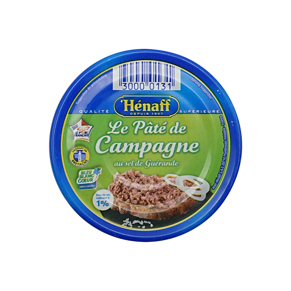 PATE DE CAMPAGNE HENAFF 78g Drink Central